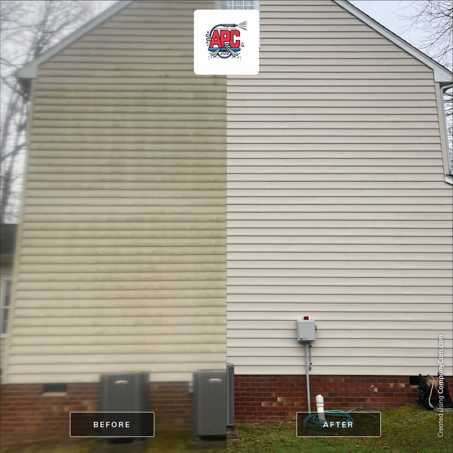 Rain From Above - Richmond's Top Pressure Washing Company Recently Finished a Job in Doswell, VA for House Washing Image